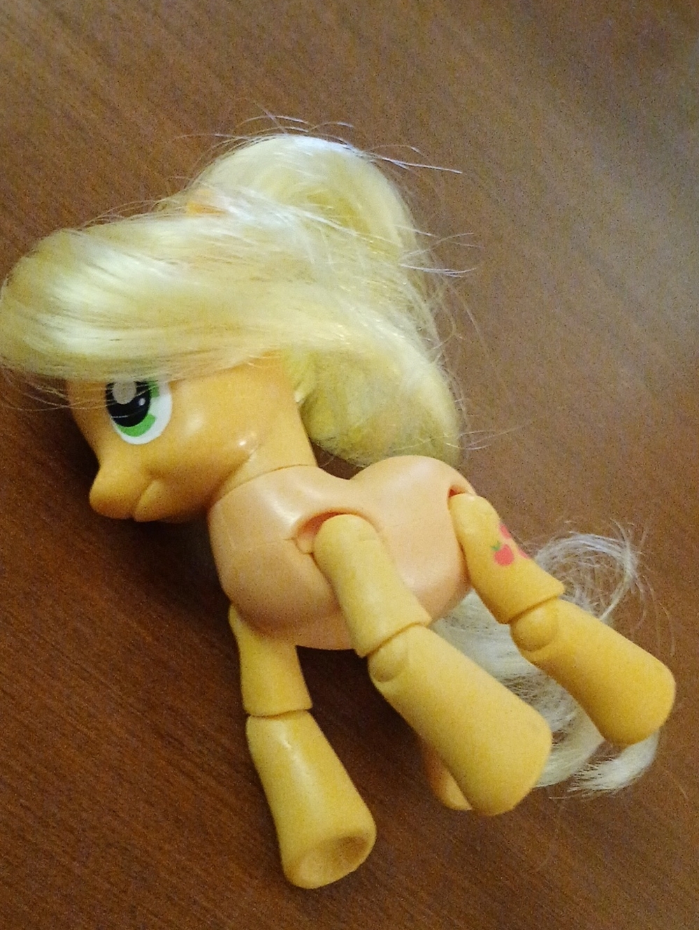2015 My Little Pony Apple jack jointed Pony Figure 4"